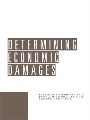 cover image of Determining Economic Damages